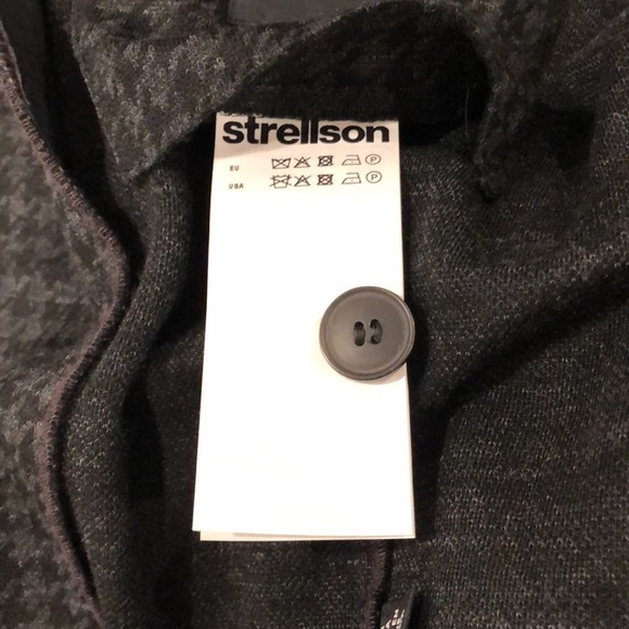 Strellson Blazer Jacket slim  fit houndstooth SZ XL unisex. EUC Old Money Style - Picture 9 of 11